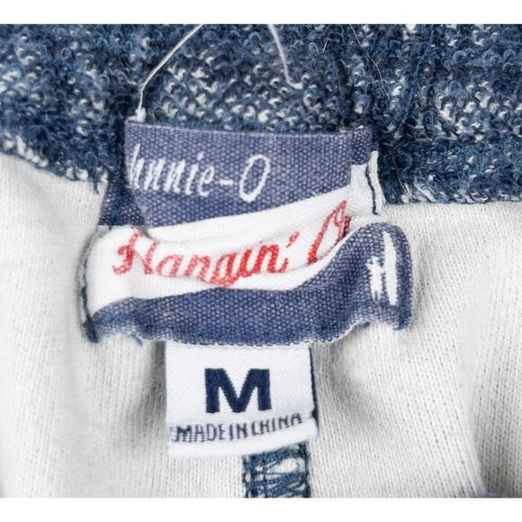 Johnnie-O Boardy Lounger Pull-On Short Men's Medium Hangin' Out Blue Terry Soft - Picture 2 of 15